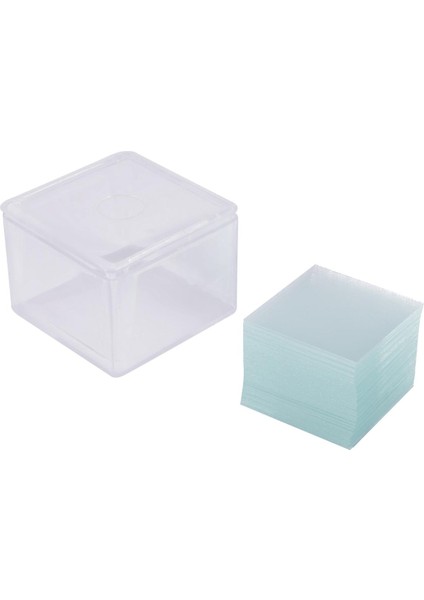 100 Adet Şeffaf Slaytlar Lameller 22X22MM Mikroskop Için (Yurt Dışından)
