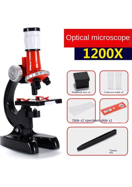 Çocuk Mikroskobu 1200 Kez Öğrenci Bilimsel Deney Bulmaca Bilim ve Eğitim Seti (Yurt Dışından)