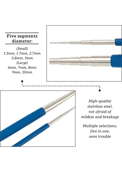 Takı Telini Sarmak ve Atlama Döngüleri Oluşturmak Için Sarma Aleti, 2 Parça Sarma Mandreli ve 1 Parça 6'sı 1 Arada Kefalet Pensesi (Yurt Dışından) fiyatları