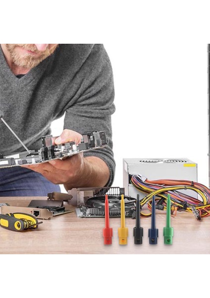 30 Adet Multimetre Tel Kurşun Test Klipsi, Elektronik Mini Test Probu Seti (Yurt Dışından) modelleri