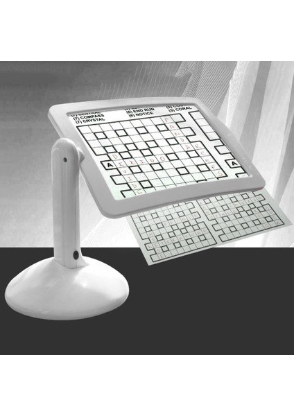 Daha Parlak LED Ekran Büyüteç Okuma Görüntüleyici Eller Serbest Büyüteç 3x - Beyaz (Yurt Dışından) indirimleri