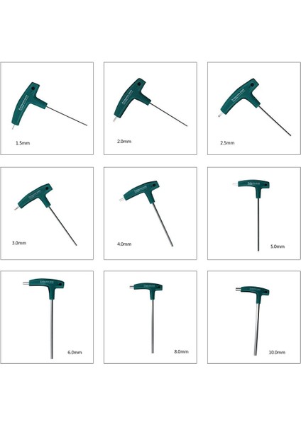 El Aleti T-Tipi Altıgen Anahtar T Kollu Bilyalı Altıgen Anahtar Anahtarı Çift Uçlu Anahtar (Yurt Dışından) modelleri