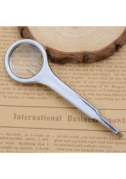 【eğlenceli Canlı】 Taşınabilir Boyut Çok Fonksiyonlu 10X Büyüteç Paslanmaz Çelik Büyüteç Cımbız El Tamir Büyüteç Aracı (Yurt Dışından) modelleri