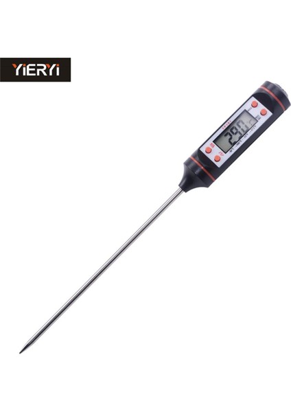 Yieryi TP101 Dört Düğmeli Gıda Termometresi/elektronik Barbekü Probu Termometresi/barbekü Termometresi (Yurt Dışından)