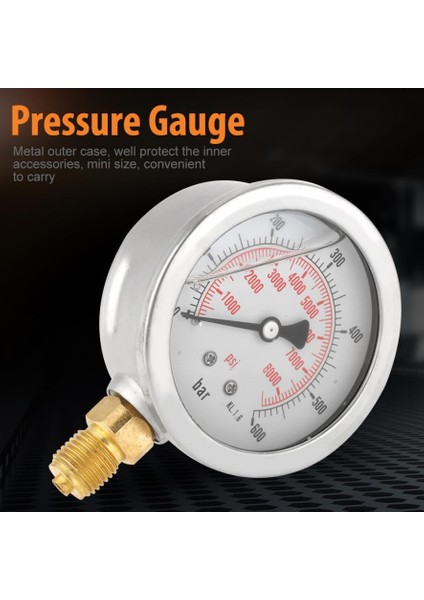 0-600BAR G 1/4 63MM Kadran Hidrolik Su Basıncı Ölçer Ölçer Ölçme Aracı (Yurt Dışından) fiyatları