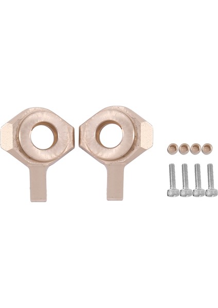 Pirinç Ön Direksiyon Kupası Direksiyon Yükseltme Parçaları 1/24 Rc Paletli Eksenel SCX24 AXI90081 Aksesuarları (Yurt Dışından) modelleri