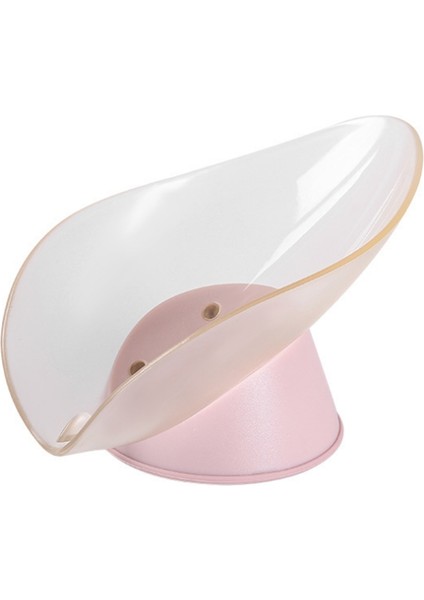 Sabun Kutusu Drenaj Sabunluk Ücretsiz Delikli Yaprak To T Çamaşır Sabunu Bulaşık Banyo Malzemeleri Pembe (Yurt Dışından) fiyatları