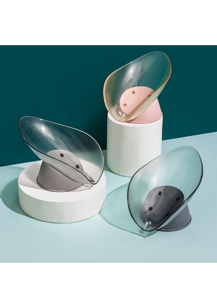 Sabun Kutusu Drenaj Sabunluk Ücretsiz Delikli Yaprak To T Çamaşır Sabunu Bulaşık Banyo Malzemeleri Pembe (Yurt Dışından) fırsatları