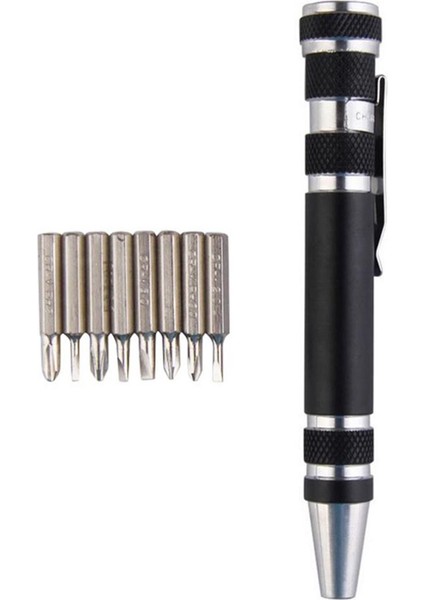 8 In 1 Cep Hassas Tornavida Ucu Seti Torx Onarım Aracı Seti Kolu Mıknatıs (Yurt Dışından)