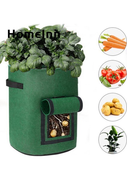 Sebze Yetiştirme Çantası Taşınabilir Patates Yetiştirme Çantası Ergonomik Tasarım Dokunmamış Kumaş Güneydoğu Asya Sebze Yetiştiriciliği Için Ideal Patates Yetiştirme Çantası (Yurt Dışından)