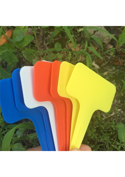 Hayat Silgi 100 Adet Bitki Etiketi Bahçe Etiket Plastik Asılı Su Geçirmez Etiketleme Fide Saksısı Işaretleyici (Yurt Dışından)