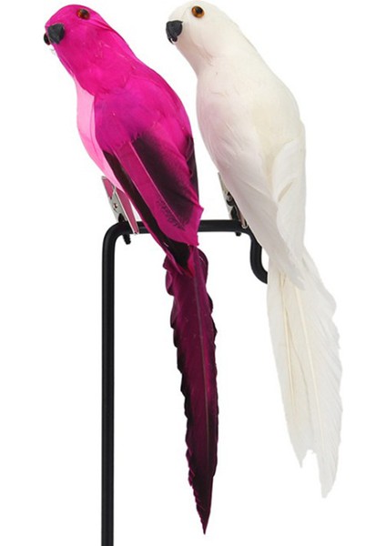 2020 Yeni 20CM Sevimli Renkli Yapay Papağan Kuş Ev Dekor Bahçe Malzemeleri Jessica (Yurt Dışından) fırsatları