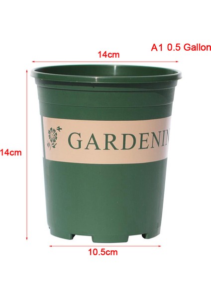 Dayanıklı Plastik Galon Saksı Sebze Bitki Bahçe Fidanlık Ekici Pot Jing (Yurt Dışından) indirimleri