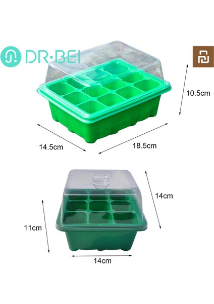 Dr Beı Çimlenme Bitki Tepsisi Uzun Ömürlü Bitki Fidanlık Tepsisi Çiçek Başlangıç Bahçe Malzemeleri (Yurt Dışından) fiyatları