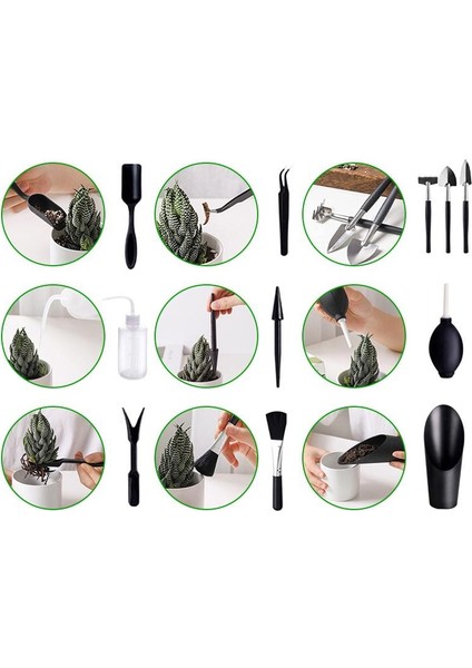 5/8/13 Adet Mini Etli Bitki Dikim Araçları Bahçecilik Ekici Seti Bahçe El Alet Takımı Kapalı Bonsai Minyatür Nakli Fide Aracı (Yurt Dışından)