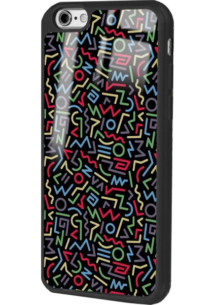 iPhone 6s Geometrik Renkler Tasarımlı Glossy Telefon Kılıfı