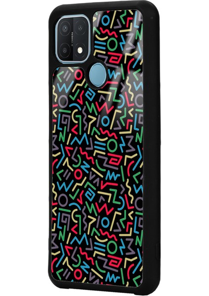 Oppo A15S Geometrik Renkler Tasarımlı Glossy Telefon Kılıfı fiyatları