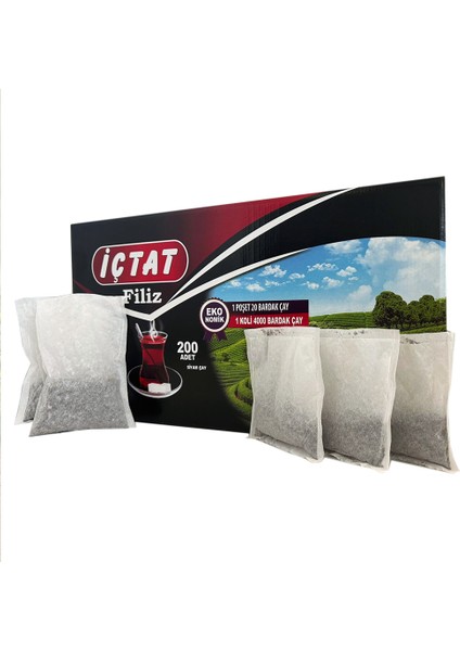 Içtat Filiz Demlik Süzen Poşet 30 gr -200 Adet