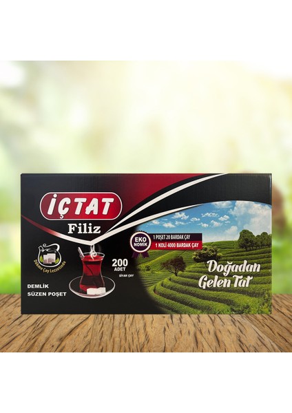 Içtat Filiz Demlik Süzen Poşet 30 gr -200 Adet
