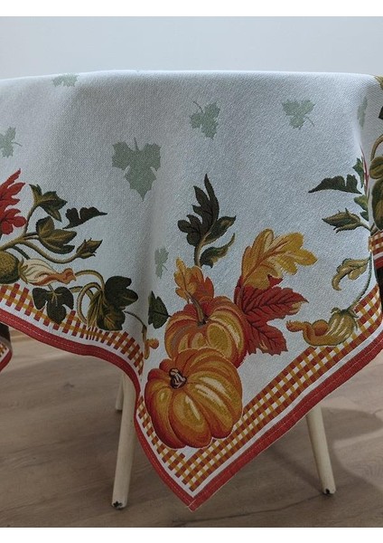 Belıeve Pumpkın Goblen Masa Örtüsü 140 x 140 cm