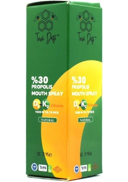 Toros Dağı Propolis Sprey D3-K2 Vitaminli - 20 ml