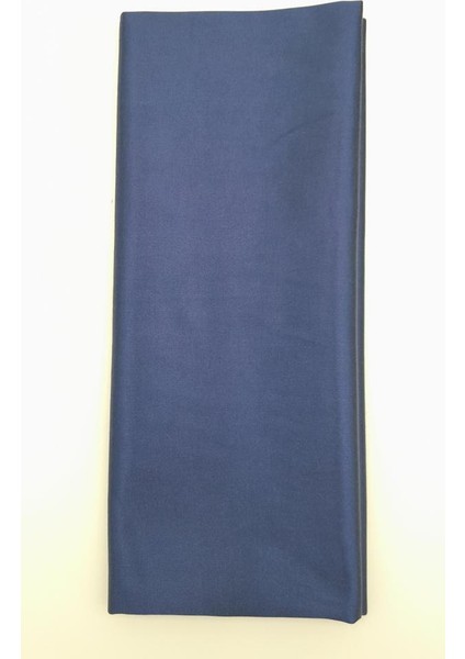 120X50 cm Lacivert Renk Pamuklu Saten Astarlık Kumaş