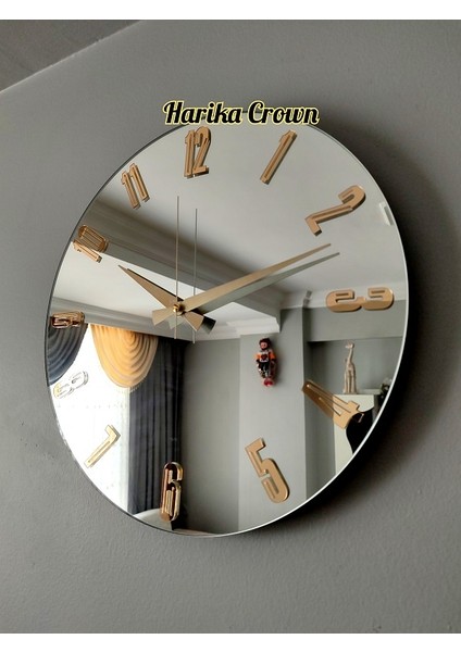 Gerçek Aynalı Dekoratif Duvar Saati (40- 50 Cm) fiyatları