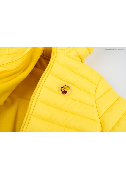 Puffer Sarı Çocuk Mont modelleri