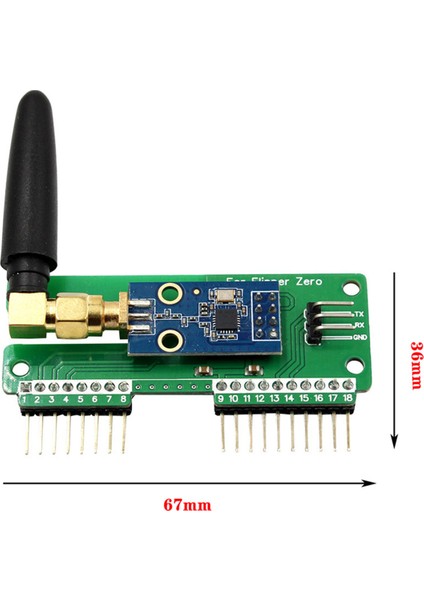 Zero CC1101 Modülü Için Anten 433MHZ Kapsama Alanına Sahip Subghz Modülü (Yurt Dışından)