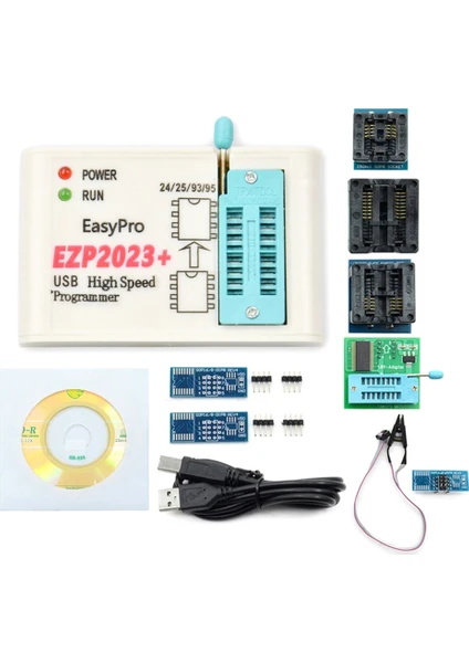 EZP2023+ Yüksek Hızlı Spı Flash Programcı EZP2023 Desteği 24/25/93/95 Eeprom Bios 25T80 Çevrimdışı Kopya Yazma (Yurt Dışından)