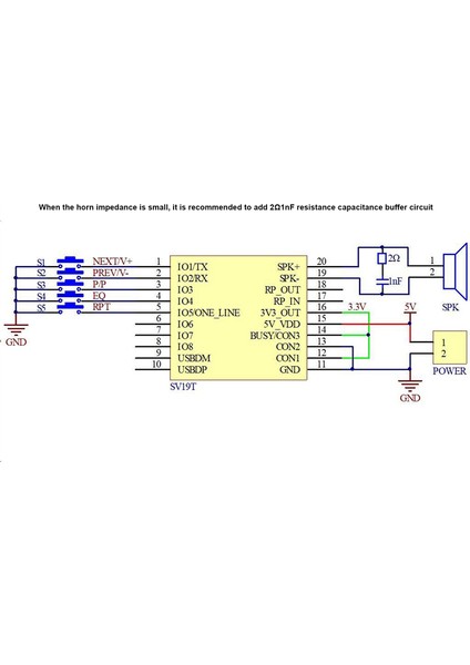 SV19T Ses Çalma Modülü Bire Bir Tetikleyici Seri Port Kontrol Segment Tetikleyici Mp3 Ses Modülü Desteği Tf Kart (Yurt Dışından)