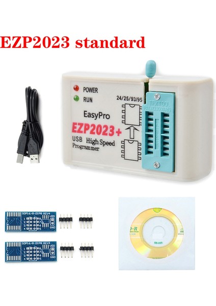 EZP2023 Yüksek Hızlı USB Spı Flash Programcı EZP2023 Desteği 24/25/93 Eeprom Bios 25T80 Çevrimdışı Kopya Yazma (Yurt Dışından)