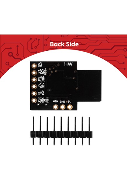 5 Adet ATTINY85 Digispark I2C LED .3 Kickstarter 5 V Iıc Spı USB Geliştirme Kurulu 6 I/o Pin (Yurt Dışından)