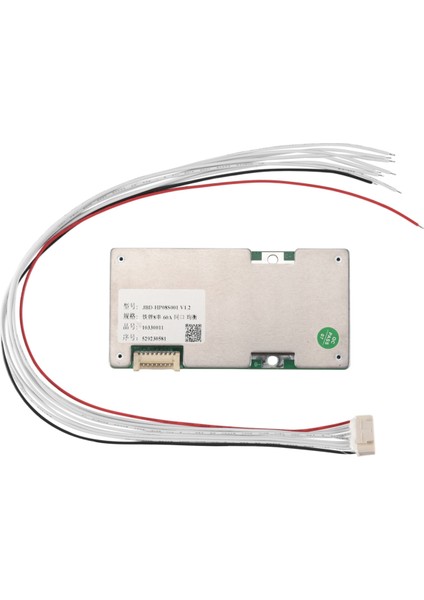 8s 24V 60A Bms Li-Iron Lityum Şarj Koruma Kartı, Güç Dengesi/geliştirilmiş Pcb Koruma Kartı (Yurt Dışından)