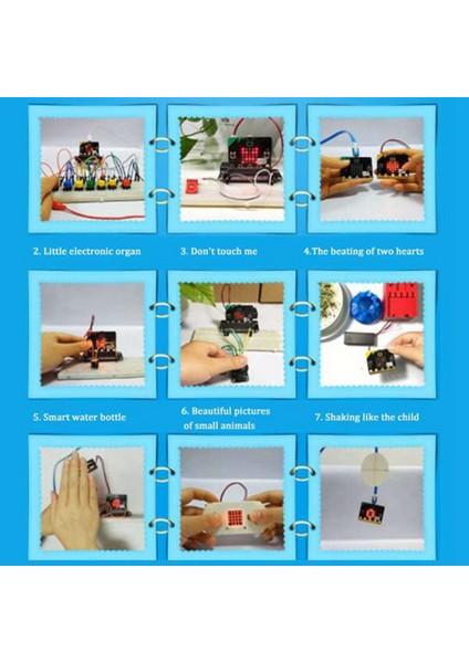 Microbit ile Bbc Microbit Başlangıç Kiti Bbc Io V2.0 Genişletme Kartı Dıy Projeleri Programlanabilir Öğrenme Geliştirme Kartı (Yurt Dışından)