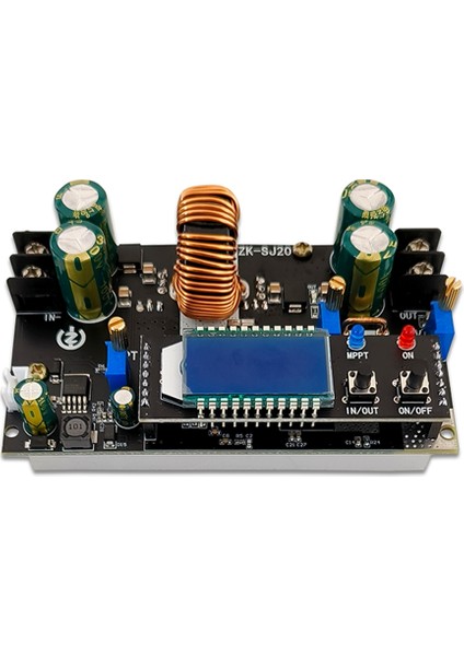 -SJ20 LCD Ekranlı Otomatik Yükseltme Aşağı Modülü Mppt Boost Dönüştürücü Güç Kaynağı Modülü Ayarlanabilir Kart (Yurt Dışından)