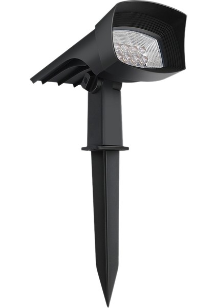 1 Güneş Enerjili Spot Dış Mekan, 2'si 1 Arada Peyzaj Işıkları 8 LED Lamba ile Güçlendirilmiş IP65 Zemin Kaplaması Duvar Işığı Bahçe Yolu Sundurması Için (Yurt Dışından)