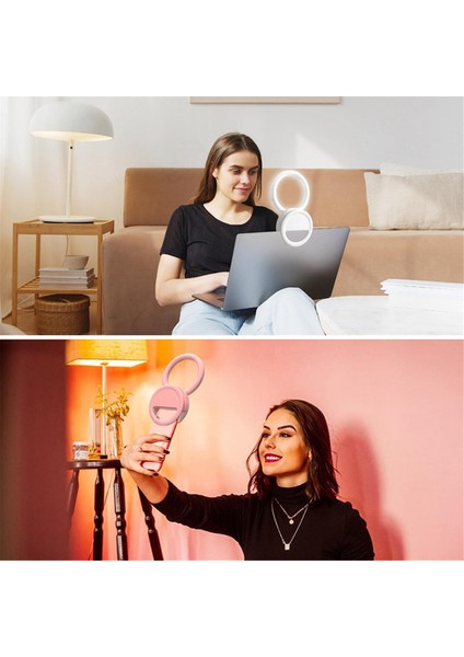 Cep Telefonu Güzellik Kullanışlı Taşınabilir Selfie Çok Açılı Dolgu Işığı Çok Fonksiyonlu Canlı Dolgu Işığı, Pembe (Yurt Dışından) indirimleri