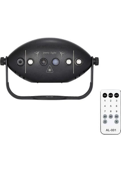 Sahne Parti Işıkları Dj Disko Lazer Işığı Projektör USB Lamba Düğün Ev Noel Uv Dekor Sahne Tatil Ses Efekti (Yurt Dışından)