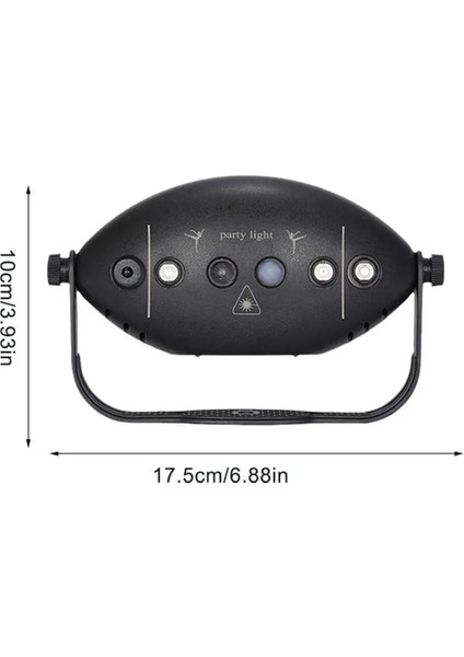 Sahne Parti Işıkları Dj Disko Lazer Işığı Projektör USB Lamba Düğün Ev Noel Uv Dekor Sahne Tatil Ses Efekti (Yurt Dışından) modelleri