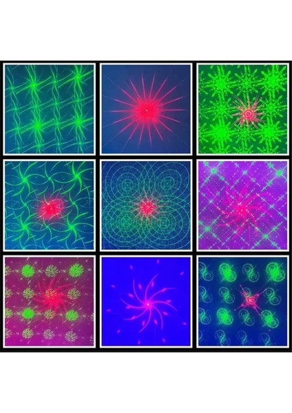 Sahne Parti Işıkları Dj Disko Lazer Işığı Projektör USB Lamba Düğün Ev Noel Uv Dekor Sahne Tatil Ses Efekti (Yurt Dışından) indirimleri