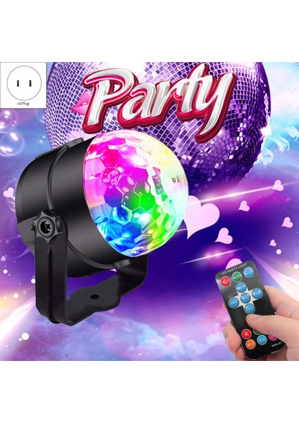 Parti Işığı Ses Kontrolü Uzaktan Kumanda Disko Dj Sahne Par Işık LED Bar Kulübü Için Uygun Atmosfer Işığı Abd Plug (Yurt Dışından)