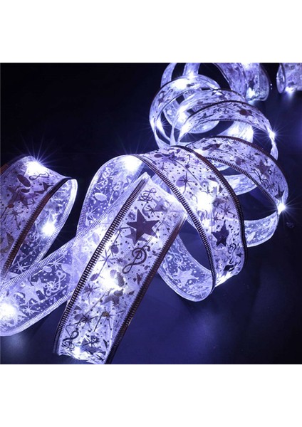 M 40 Leds Noel Ağacı Şerit Işık Dekorasyonu Dize Işıklar Dıy Dantel Yaylar Dize Işık Ev Dekorları Yeni Yıl Işığı (D) (Yurt Dışından) fiyatları