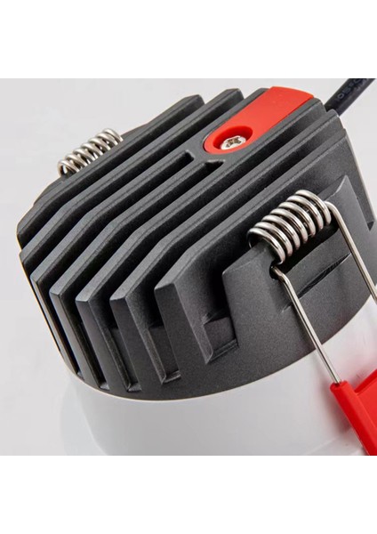 Anti-Led Indüksiyon Spot Işığı Dar Gömülü Ultra-Ince 9W Yemek Ofis Yatak Odası Aydınlatması Için LED Downlight 4000K (Yurt Dışından)