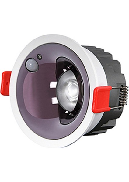 Anti-Led Indüksiyon Spot Işığı Dar Gömülü Ultra-Ince 9W Yemek Ofis Yatak Odası Aydınlatması Için LED Downlight 4000K (Yurt Dışından)