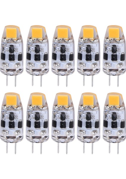 G4 Ampul 2W G4 LED Ampul 20W G4 Halojen Ampul Yedek Parçaya Eşdeğerdir, G4 Taban AC/DC12V-24V, Sıcak Beyaz 10 Adet (Yurt Dışından)