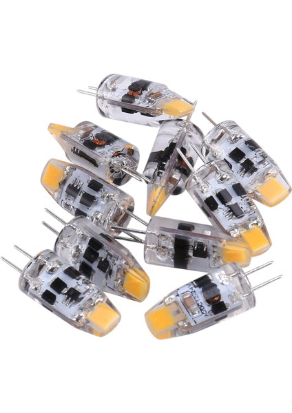 G4 Ampul 2W G4 LED Ampul 20W G4 Halojen Ampul Yedek Parçaya Eşdeğerdir, G4 Taban AC/DC12V-24V, Sıcak Beyaz 10 Adet (Yurt Dışından)