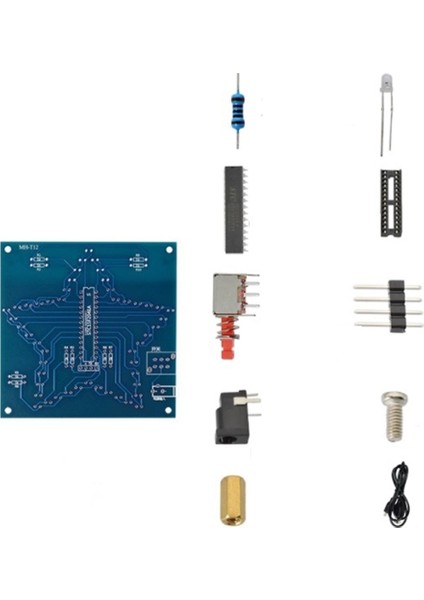 MHT12 Dıy Kiti Beş Köşeli Yıldız Solunum Işığı Degrade LED Işık Lehimleme Eğitimi Rgb Renkli (Yurt Dışından)