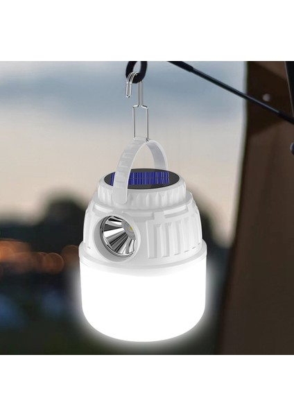 Güneş Açık Kamp Işık Taşınabilir LED Ampul Ultra Parlak Ultra Şarj Edilebilir Çadır Işığı Acil Aydınlatma (Yurt Dışından)