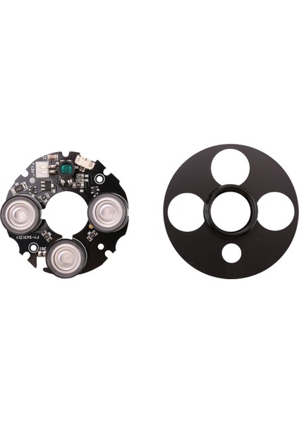 Dizi Ir LED Spot Işık Kızılötesi Cctv Kameralar Gece Görüşü Için 3x Ir LED Kartı (53MM Çap) (Yurt Dışından) fırsatları